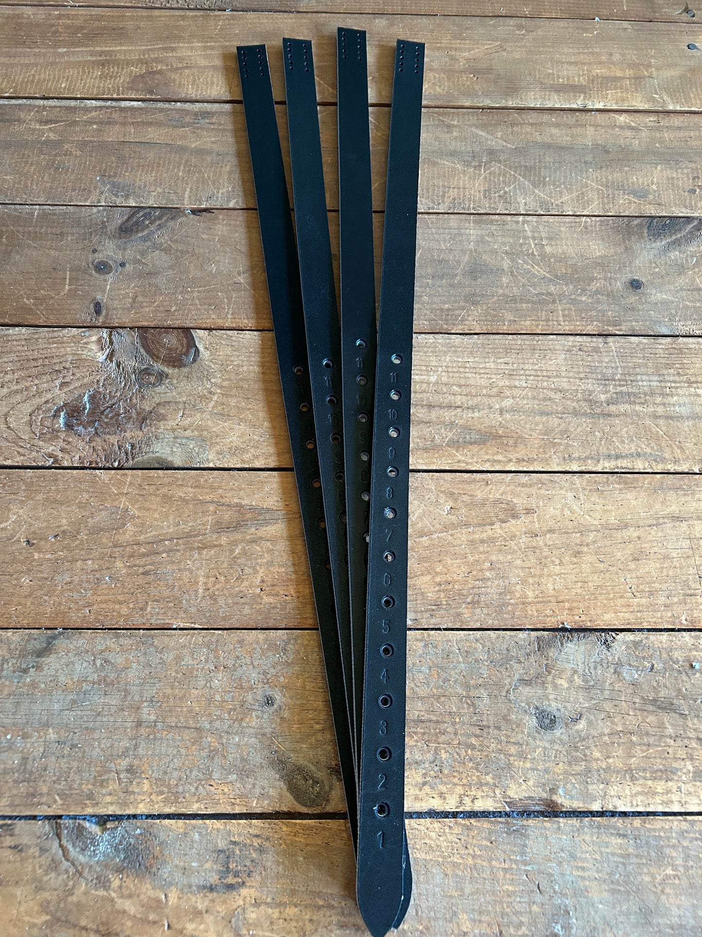 Black Chrome Billets, Saddle Strap
