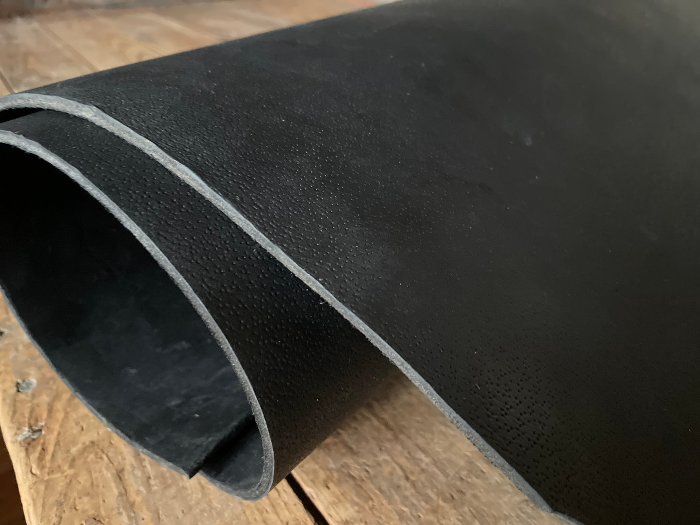 Black Dressed Flap Bend (pig print)