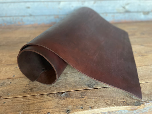 Brown Distressed Oil Dressed Flap Bend